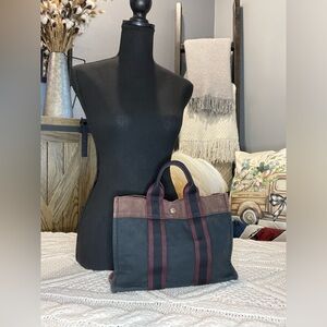 Hermes MM Canvas Tote
